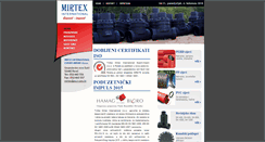 Desktop Screenshot of mirtex.hr