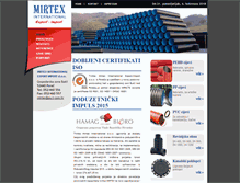 Tablet Screenshot of mirtex.hr